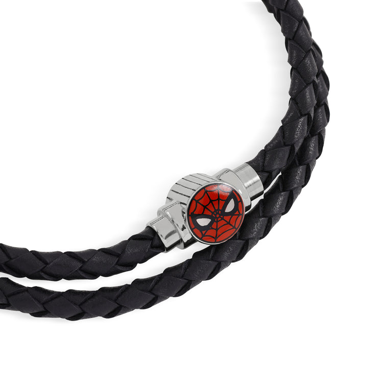 Spider-Man Stainless Steel Woven Bracelet