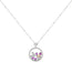 Minnie Mouse Floating Stone Pendant Necklace