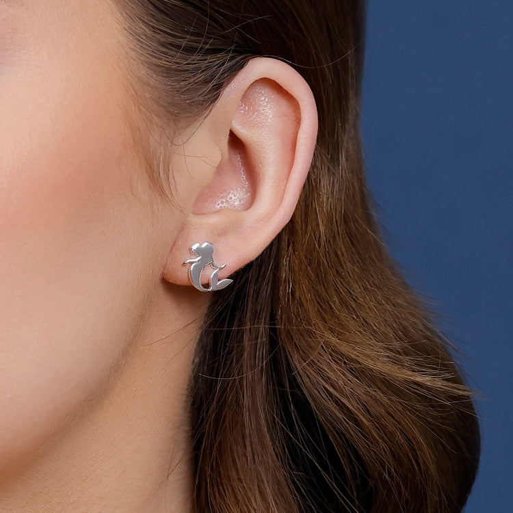 The Little Mermaid Sterling Silver Earrings