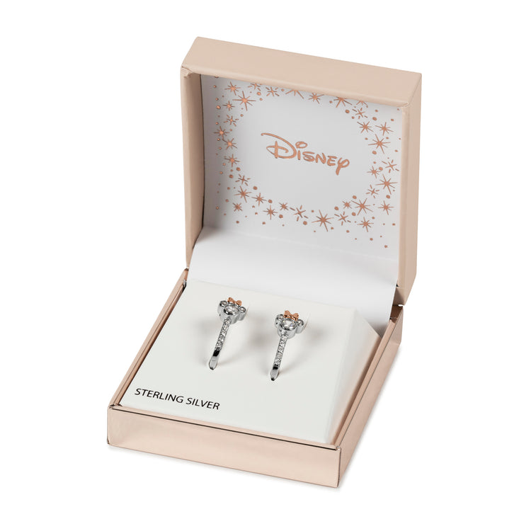 Minnie Sterling Silver Hoop Earrings