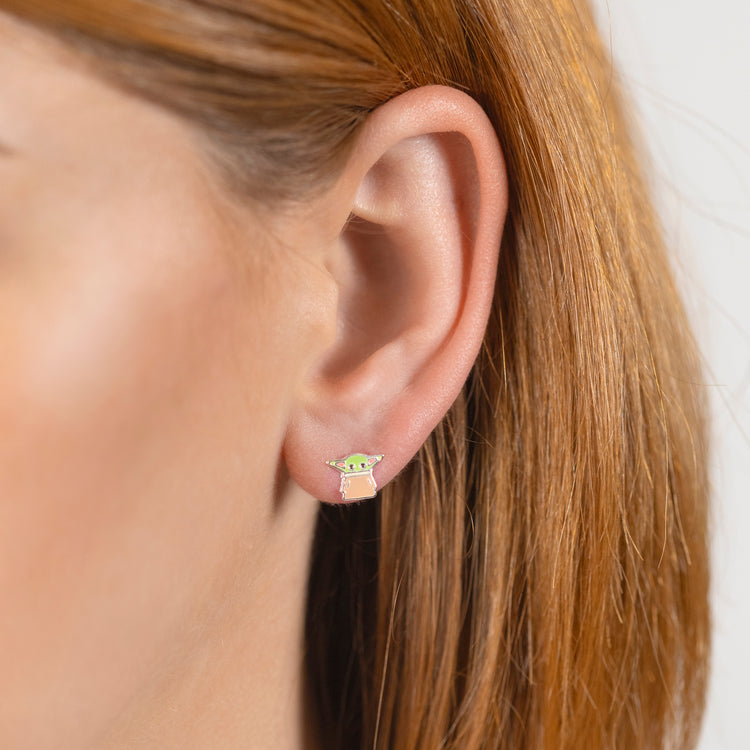 Disney Star Wars Enamel Grogu Earrings