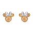 Minnie Silver Plated June Birthstone Stud Earrings