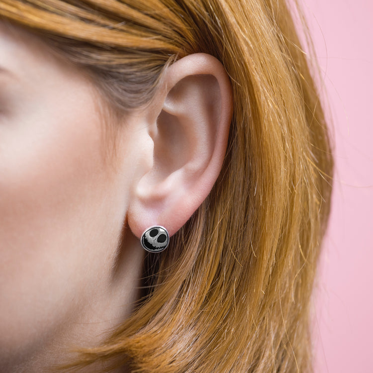 Nightmare Before Christmas Jack Skellington Stud Earrings