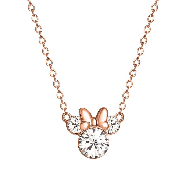 Minnie Sterling Silver Crystal Necklace