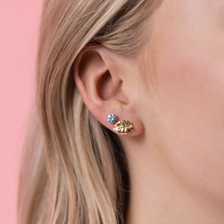 Lilo & Stitch Trio Leaf Earring Set