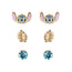 Lilo & Stitch Trio Leaf Earring Set