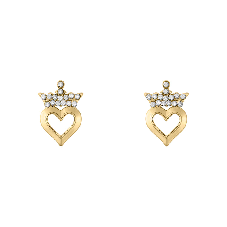 Disney Princess Earrings and Trinket Tray Set