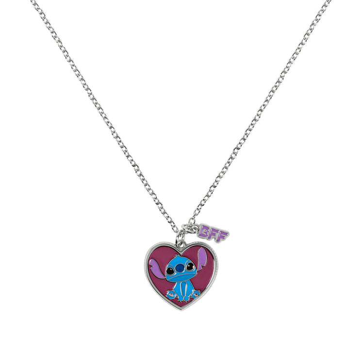 Lilo & Stitch Heart BFF Necklace set