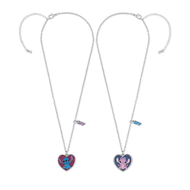 Lilo & Stitch Heart BFF Necklace set