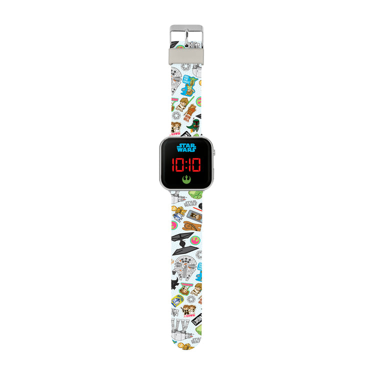 Star Wars Printed Strap LED Watch