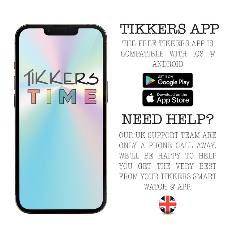 Tikkers Series 13 Navy Riptape Strap Smart watch