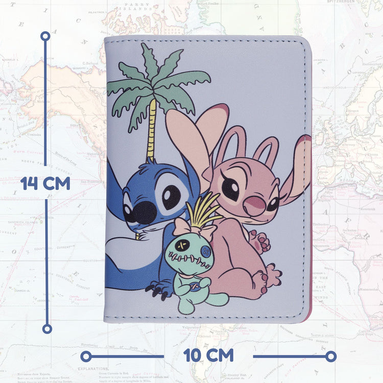 Lilo & Stitch PU leather passport holder