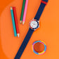 Tikkers Navy Silicone Time Teacher Watch