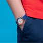 Tikkers Navy Silicone Time Teacher Watch