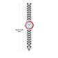 Tikkers Silver Metal Bracelet Time Teacher Watch