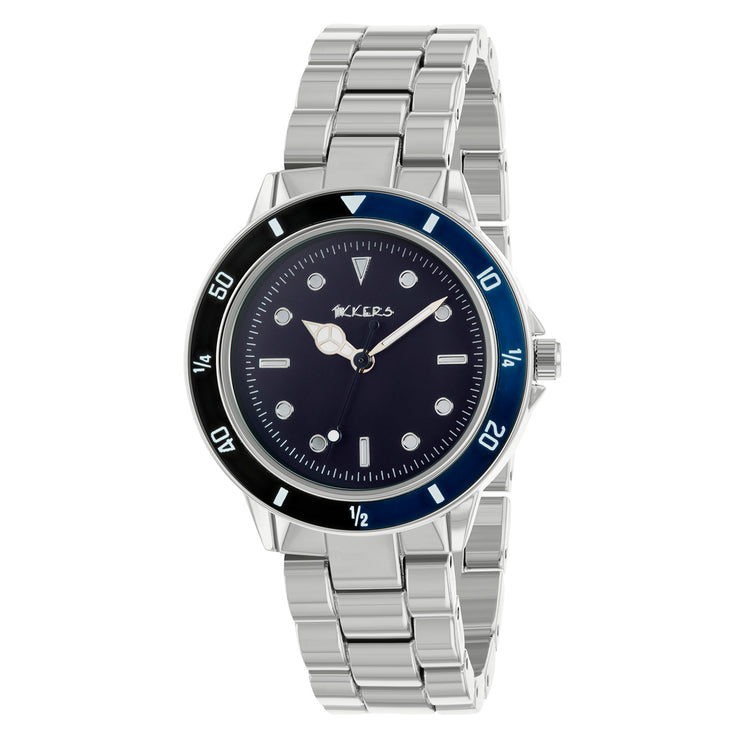 Tikkers Silver Metal Bracelet Time Teacher Watch