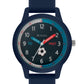 Tikkers Navy Silicone Football Watch, Bracelet & Wallet Set