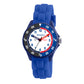 Tikkers Blue & Black Silicone Time Teacher Watch