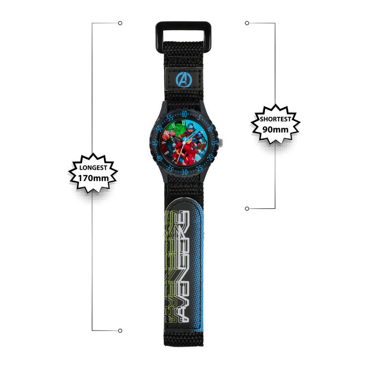 Avengers Black Time Teacher Watch