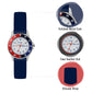 Tikkers Navy Silicone Time Teacher Watch