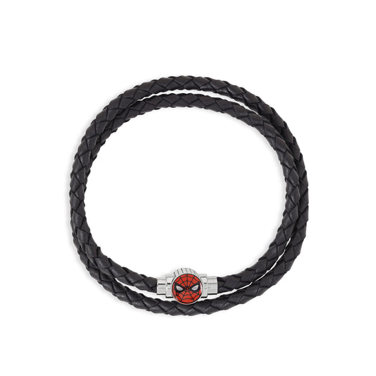 Spider-Man Stainless Steel Woven Bracelet