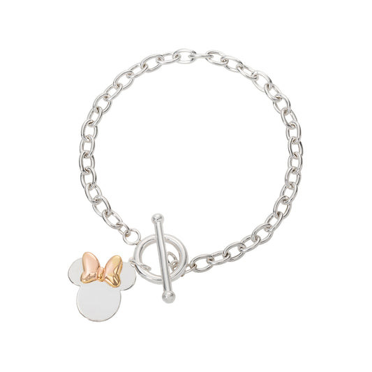 Minnie Two Tone Sterling Silver Bracelet