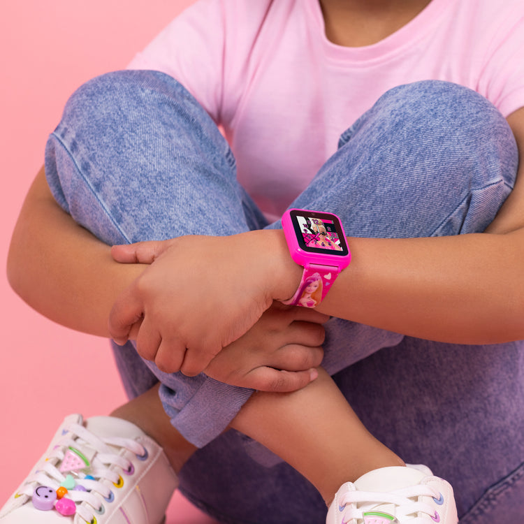 Barbie Printed Strap Interactive Watch