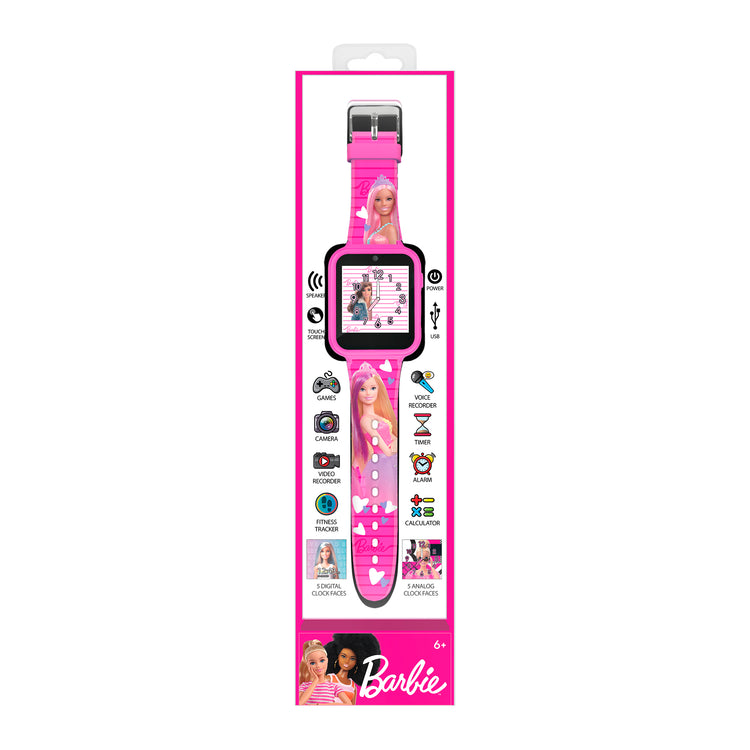 Barbie Printed Strap Interactive Watch