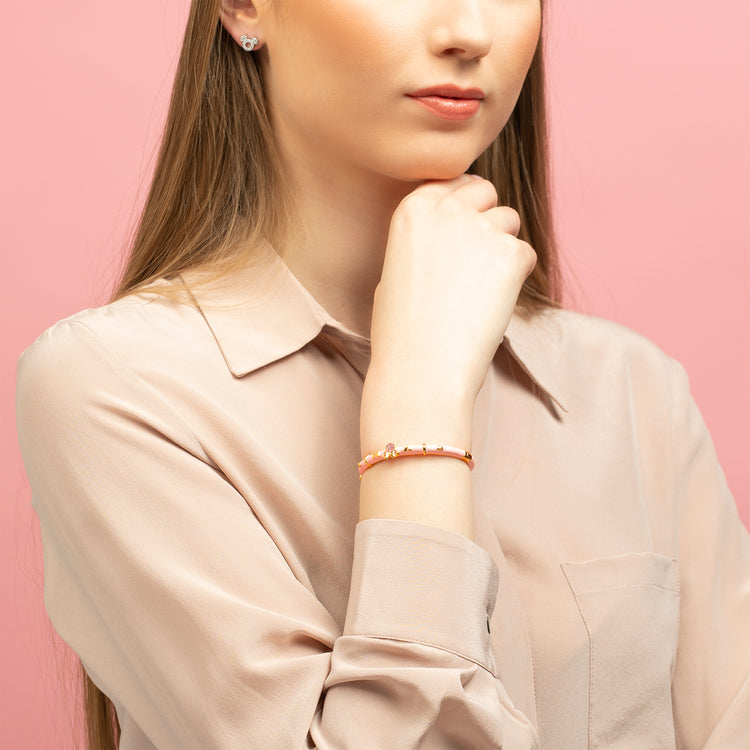 Minnie Pink & Gold Plated Bracelet