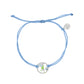 Tinkerbell Blue Adjustable Cord Charm Bracelet