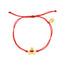 Winnie The Pooh Red Adjustable Cord Charm Bracelet