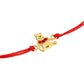 Winnie The Pooh Red Adjustable Cord Charm Bracelet