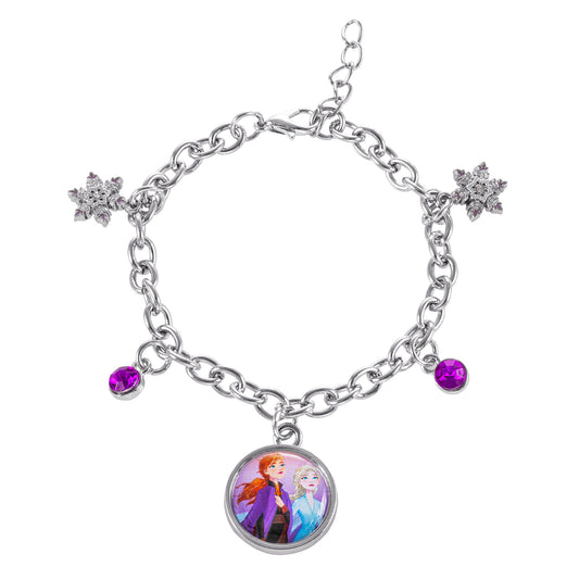 Disney Frozen II Anna & Elsa Charm Bracelet