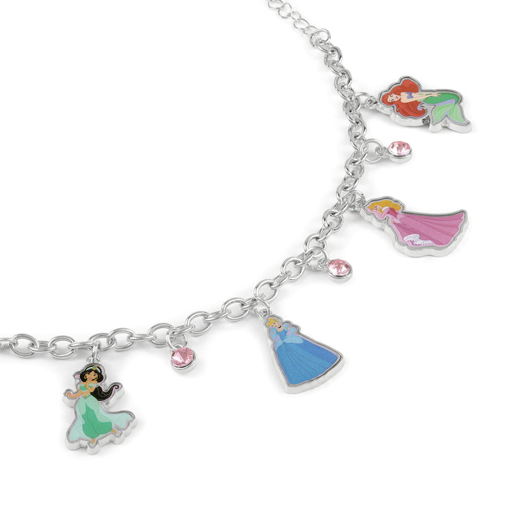 Disney Princess Crystal Charm Bracelet