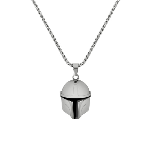 The Mandalorian Stainless Steel Boba Fett Necklace