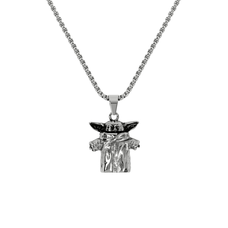 The Mandalorian Stainless Steel Grogu Necklace