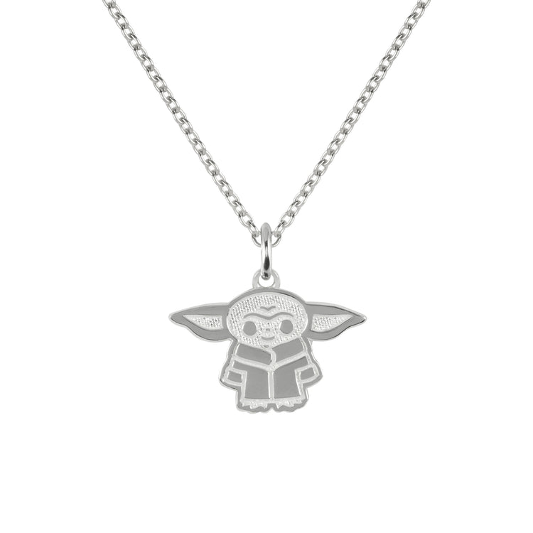 The Mandalorian Sterling Silver Grogu Necklace