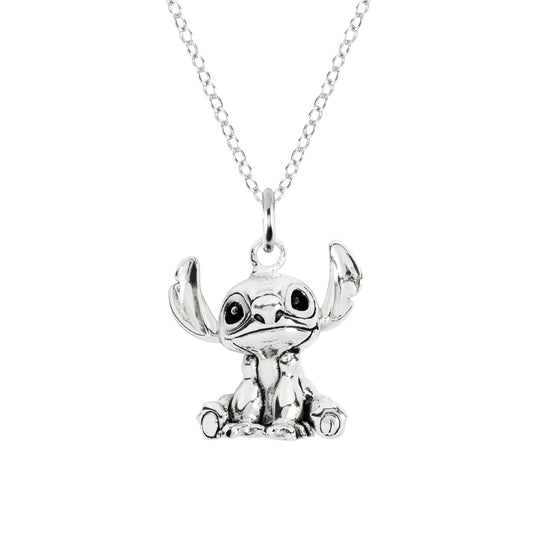 Lilo & Stitch Sterling Silver Pendant Necklace