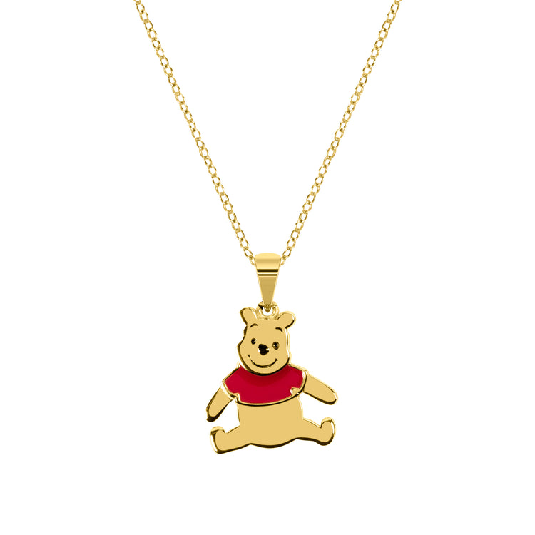 Winnie The Pooh Sterling Silver Necklace