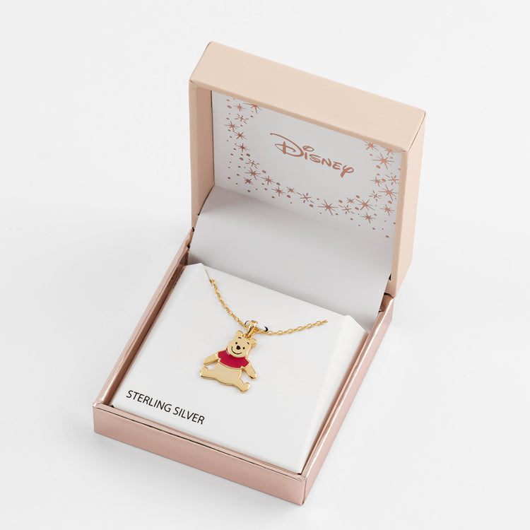 Winnie The Pooh Sterling Silver Necklace