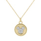 Disney 100 Mickey Sterling Silver Gold Plated Necklace