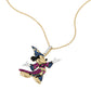 Disney 100 Sorcerer Mickey Sterling Silver Gold Plated Necklace