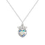 Disney Princess Heart Stone and Crystal Pendant Necklace