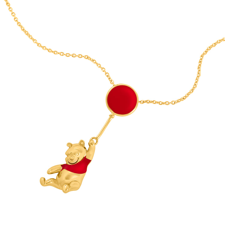 Winnie The Pooh Floating Balloon Necklace