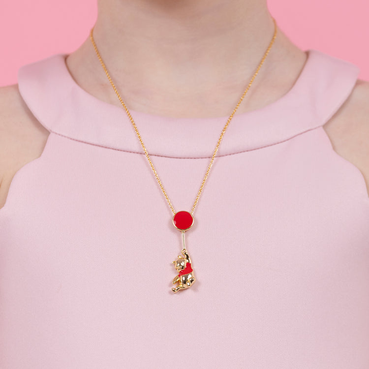 Winnie The Pooh Floating Balloon Necklace