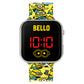 Minions Printed Strap LED Watch