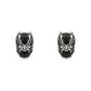 Black Panther Stainless Steel Earrings