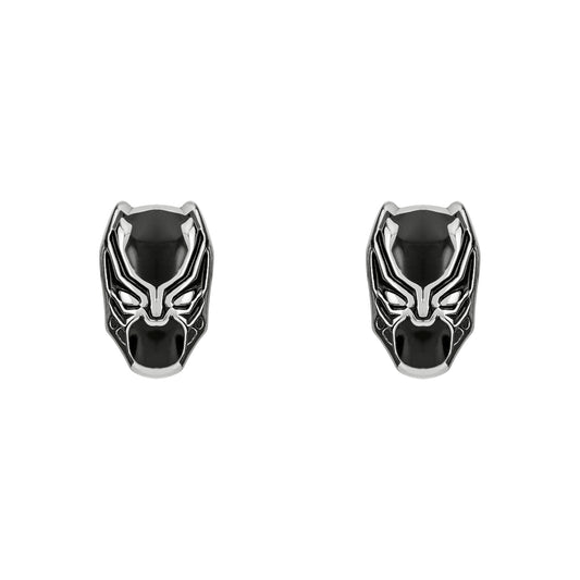 Black Panther Stainless Steel Earrings