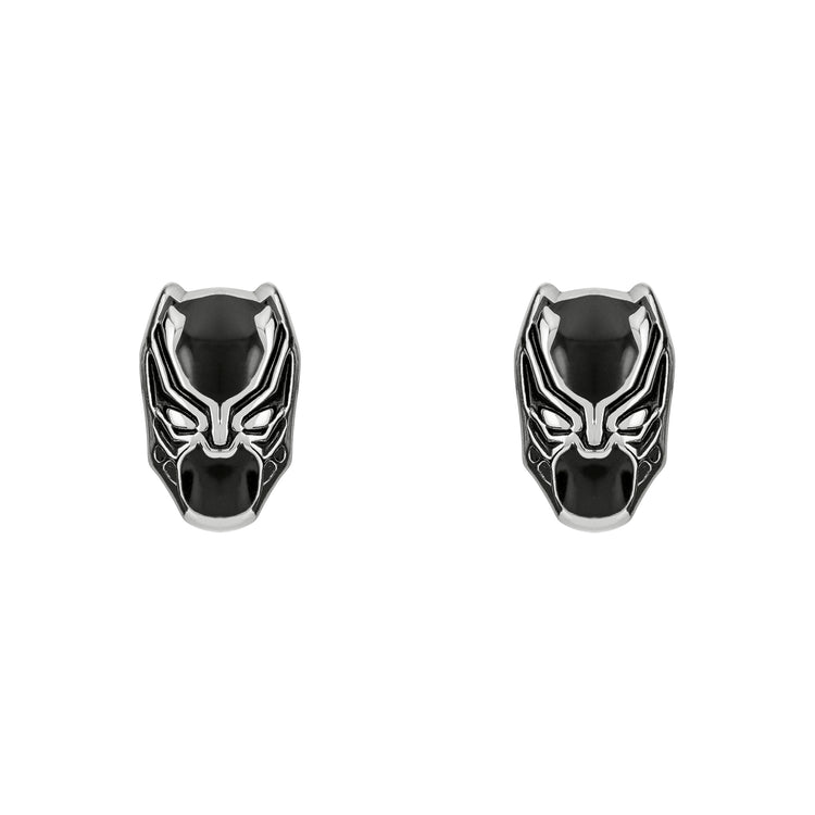 Black Panther Stainless Steel Earrings