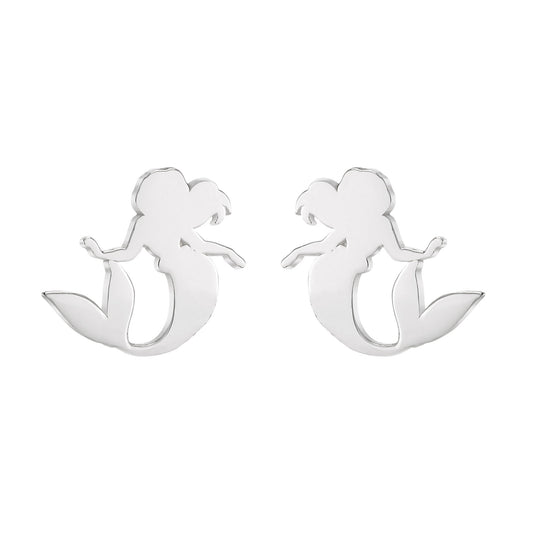 The Little Mermaid Sterling Silver Earrings